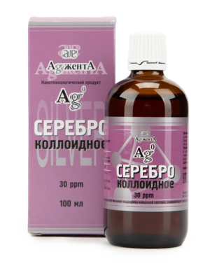 Коллоидное серебро, 1 упаковка