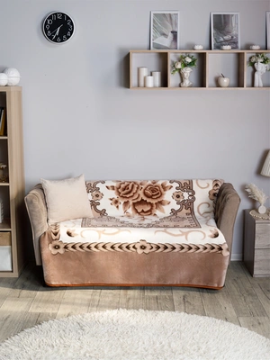 Плед-покрывало из искусственного меха