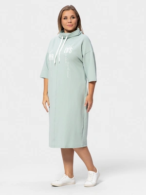 Трикотажное платье из футера