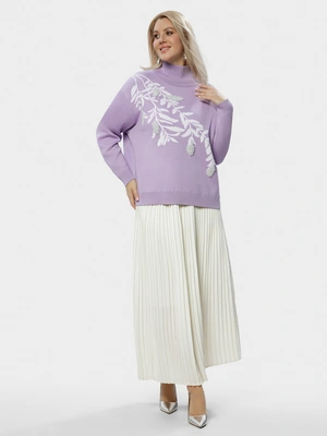 Вязаный джемпер с декором