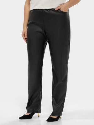 Брюки из экокожи