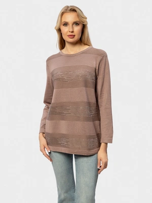 Джемпер набивная полоска