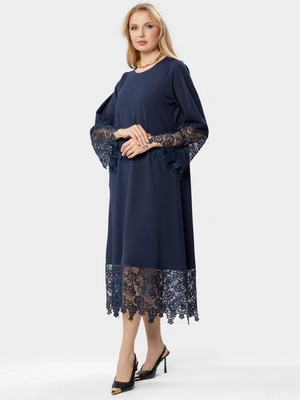 Платье с венецианским кружевом