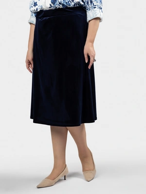 Юбка бархатная