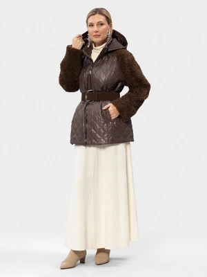 Куртка стеганая с отделкой Барашек