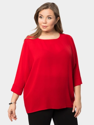 Блуза шифоновая с рукавом 7/8