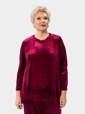 Блуза бархатная