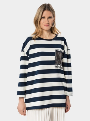 Джемпер морской стиль