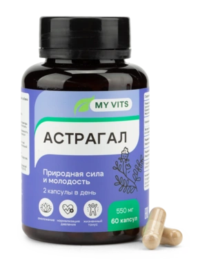 Астрагал "Природная сила и молодость" MY VITS, 1 упаковка 60 капсул