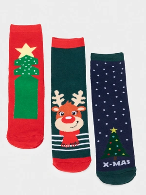 Новогодний набор носок, 3 пары