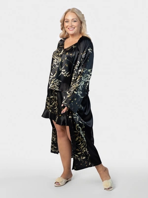 Шелковая пижама с шортами