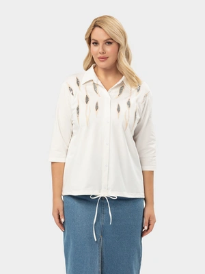 Рубашка с пайетками