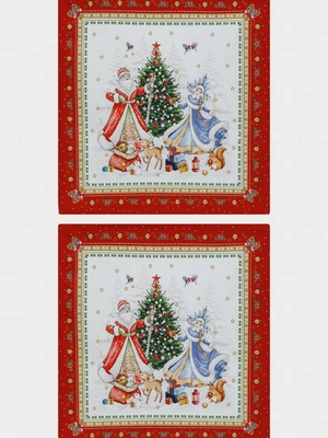 Набор салфеток из 2-х штук "С Новым Годом"