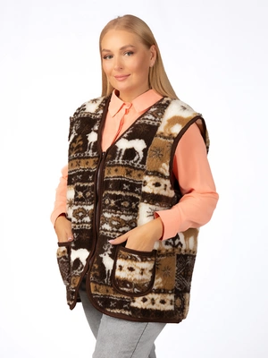 Жилет из верблюжьей шерсти