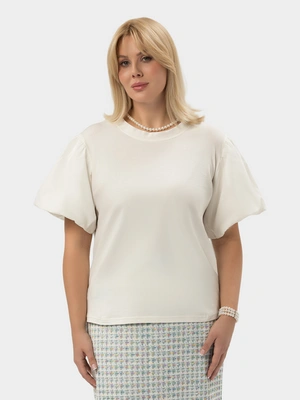 Блуза с рукавом-фонариком