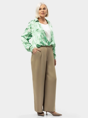 Блуза на запах со вшитым топом