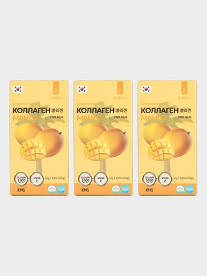 Манговое желе в стиках, 3 упаковки