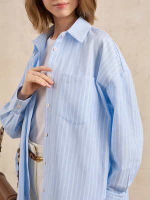 Рубашка в полоску Алора