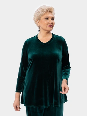 Блуза бархатная