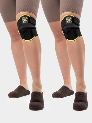 Наколенник фиксирующий согревающий из собачьей шерсти, вставки турмалин, набор 2 штуки