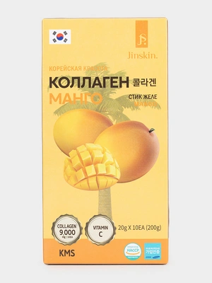 Манговое желе в стиках, 1 упаковка