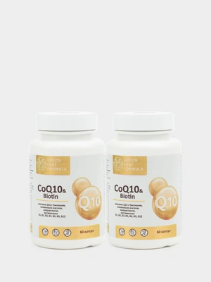 Капсулы CoQ10 и биотин, 2 упаковки