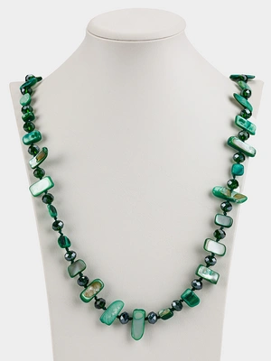 Колье Яркий перламутр