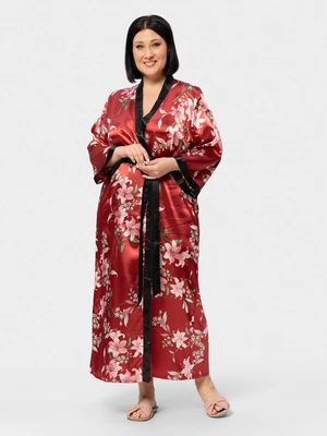 Халат с флоральным принтом