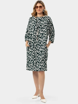 Платье полуприлегающего силуэта