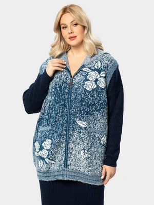 Жилет с капюшоном травка