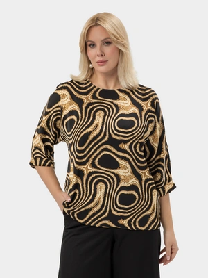 Атласная нарядная блузка