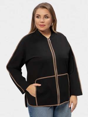 Бомбер-кардиган на молнии