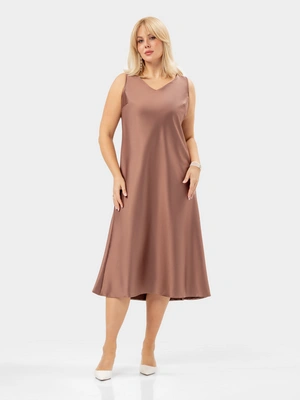 Платье-комбинация атласное