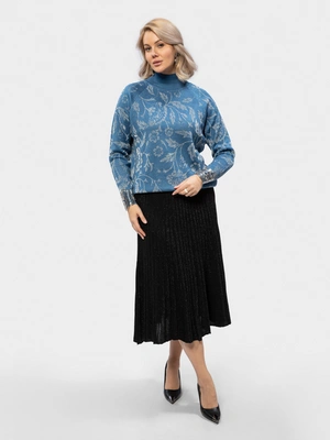 Юбка плиссе с метанитью