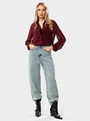 Джинсы со стразами