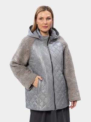 Куртка стеганая с отделкой Барашек