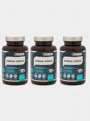 OMEGA-3 VISION, 1+1=3 упаковки по 120 капсул