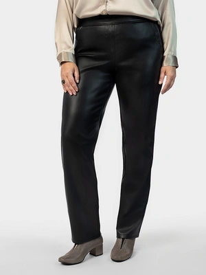 Брюки из эко-кожи