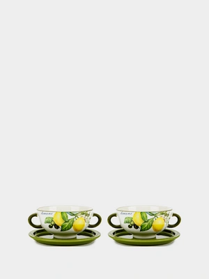 Набор бульонниц "Лимонное дерево"