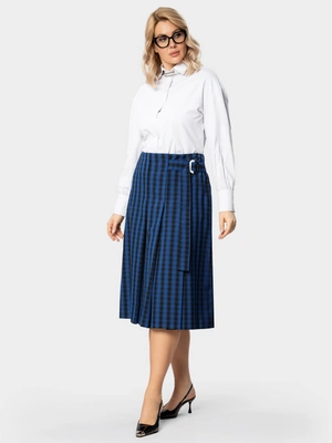 Юбка с защипами