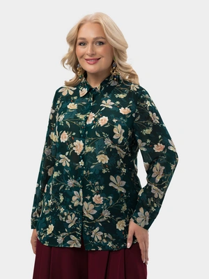 Блуза с цветочным принтом