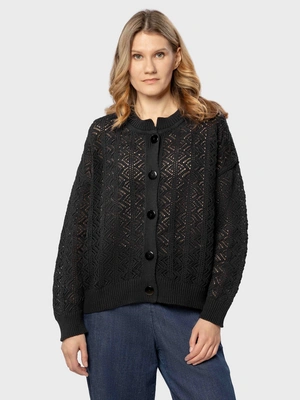 Кардиган ажурный на пуговицах