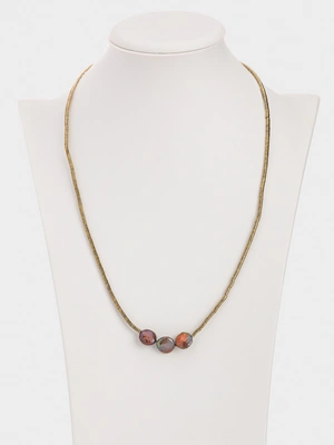 Колье Афина жемчуг Абалон