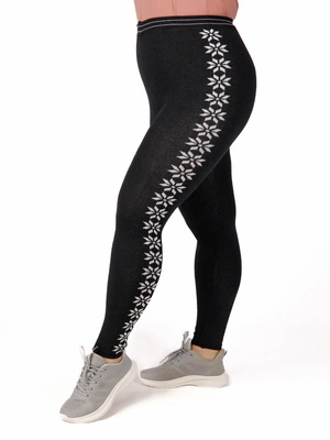 Леггинсы узор снежинка