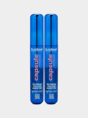 Термотушь для ресниц с эффектом ламинирования B.COLOUR PROFESSIONAL 04 Extreme volume, 2 упаковки