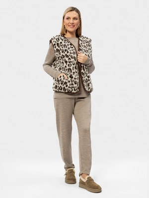 Меховой жилет Лео