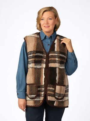 Жилет из верблюжьей шерсти