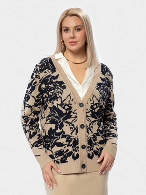 Жакет с абстракцией