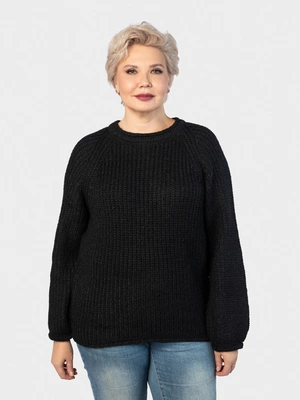 Шерстяной джемпер крупной вязки