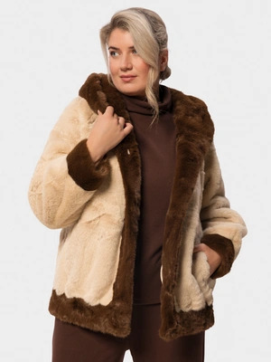 Шуба с капюшоном